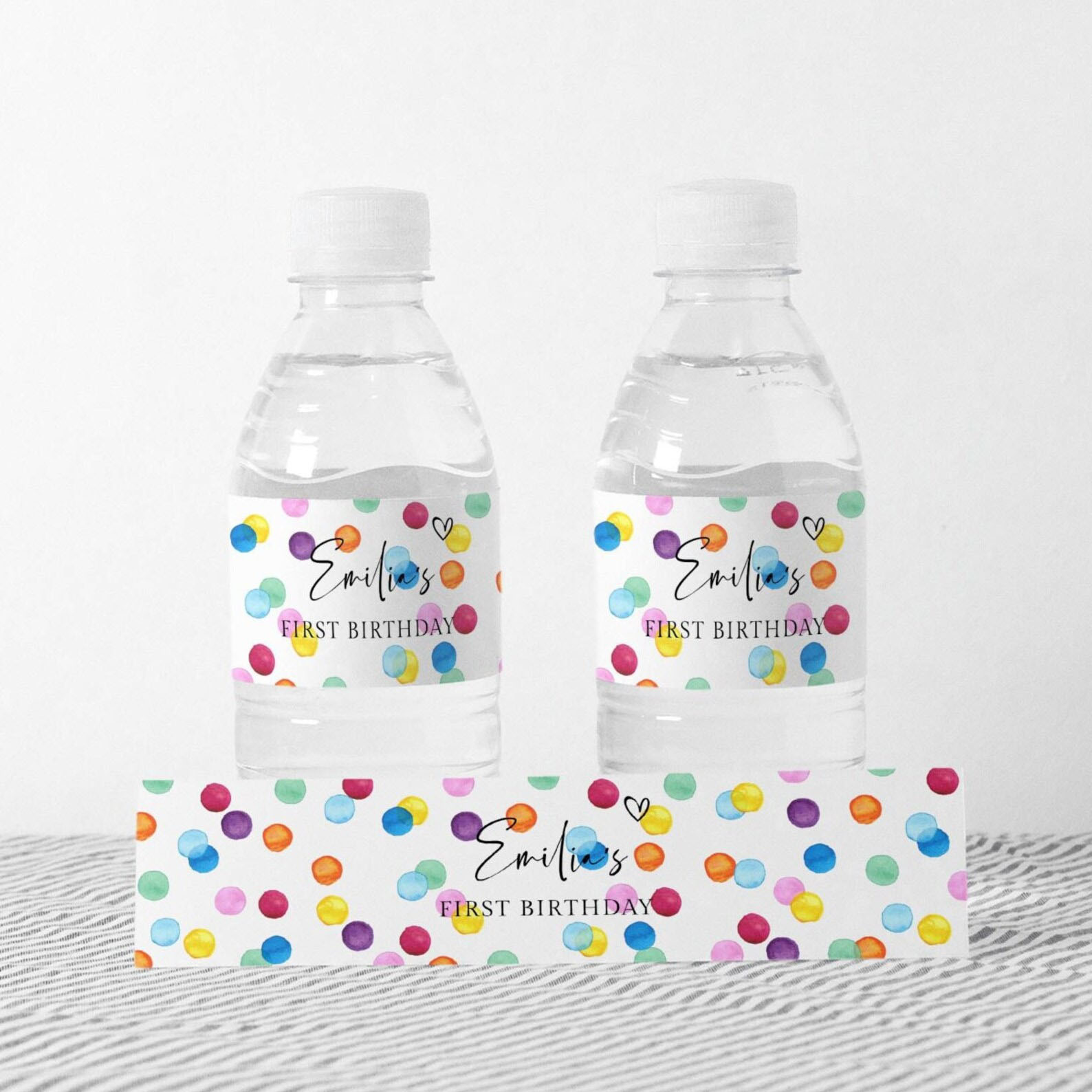 Custom Water Bottle Label, Per - Party Event Supplier recension och pris
