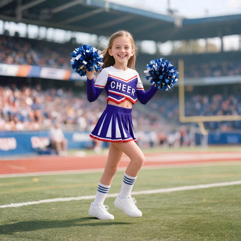 Girls Cheerleader Costume Bask - Event & Party Supply Photos recension och pris