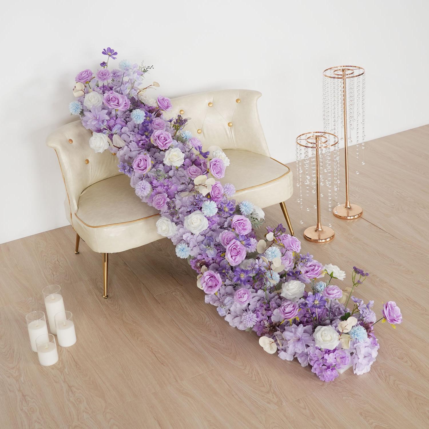 Uflower 1m/2m Pink Rose Hydran - Flower Wall Panel recension och pris
