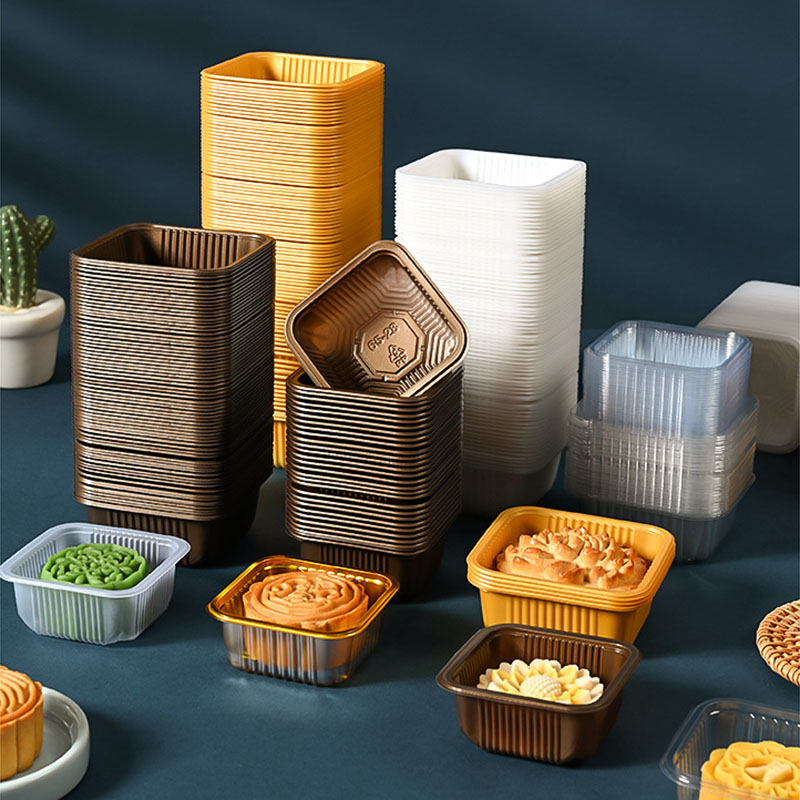 100pcs Mooncake Plastic Tray P - Event Party Box recension och pris