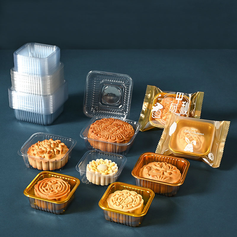 100pcs Mooncake Plastic Tray P - Event Party Box recension och pris