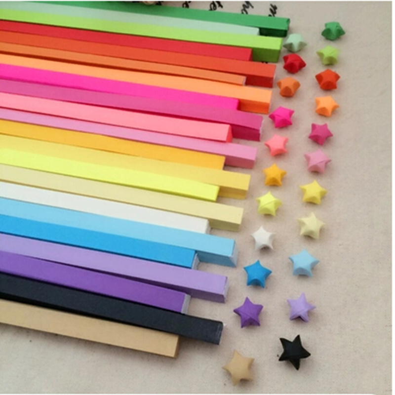 27 Colors Double Sided Origami - Papercraft Supply Ribbon recension och pris