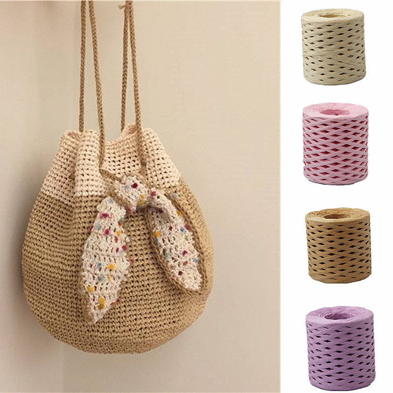 200m Raffia Yarn Rope Ribbon N - Papercraft Supply Ribbon recension och pris