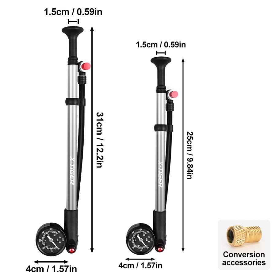 X-TIGER 300PSI Bicycle Pump T- - Balloon Pump Hand recension och pris
