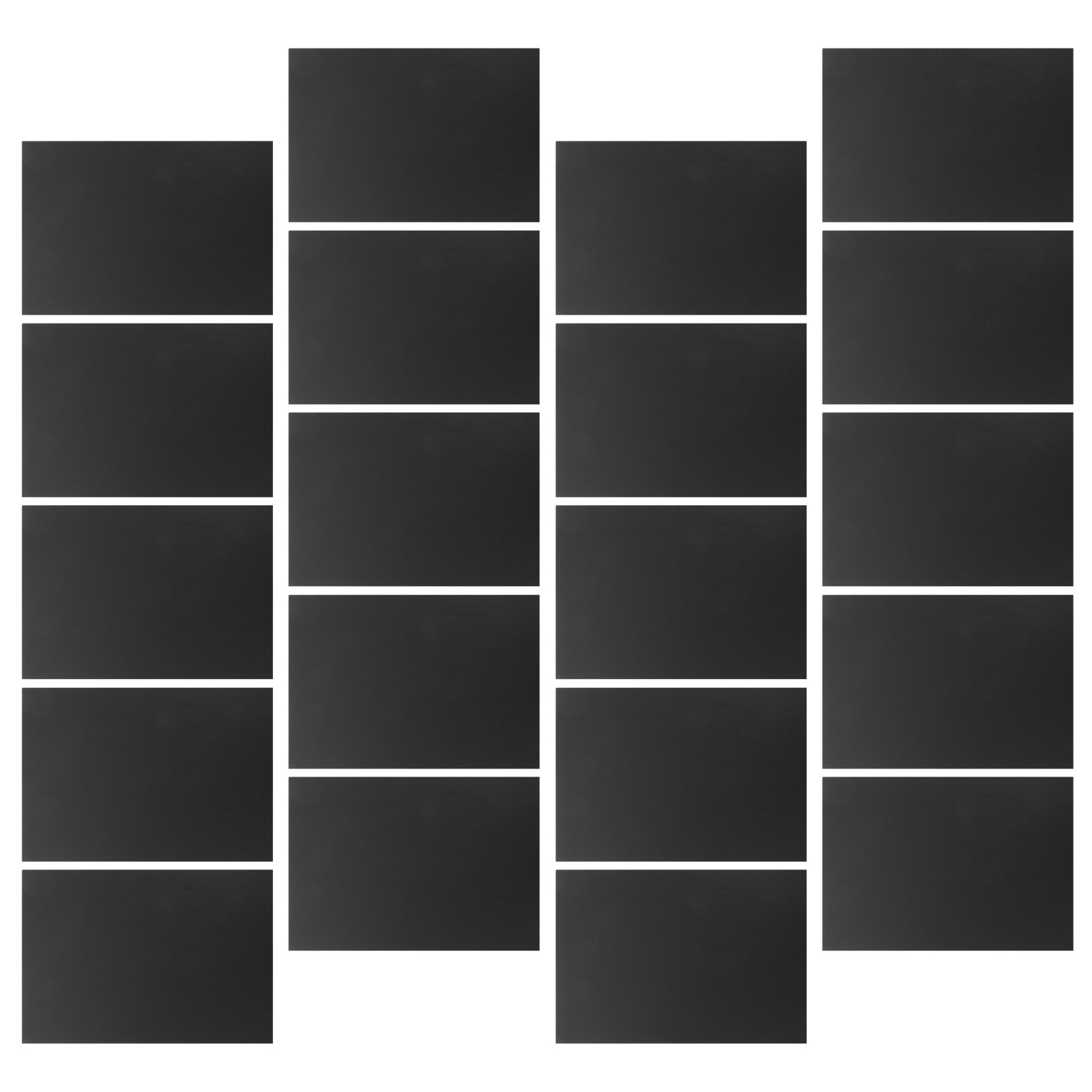 60Pcs Black Cardstock Thick He - Papercraft Supply Invitation recension och pris
