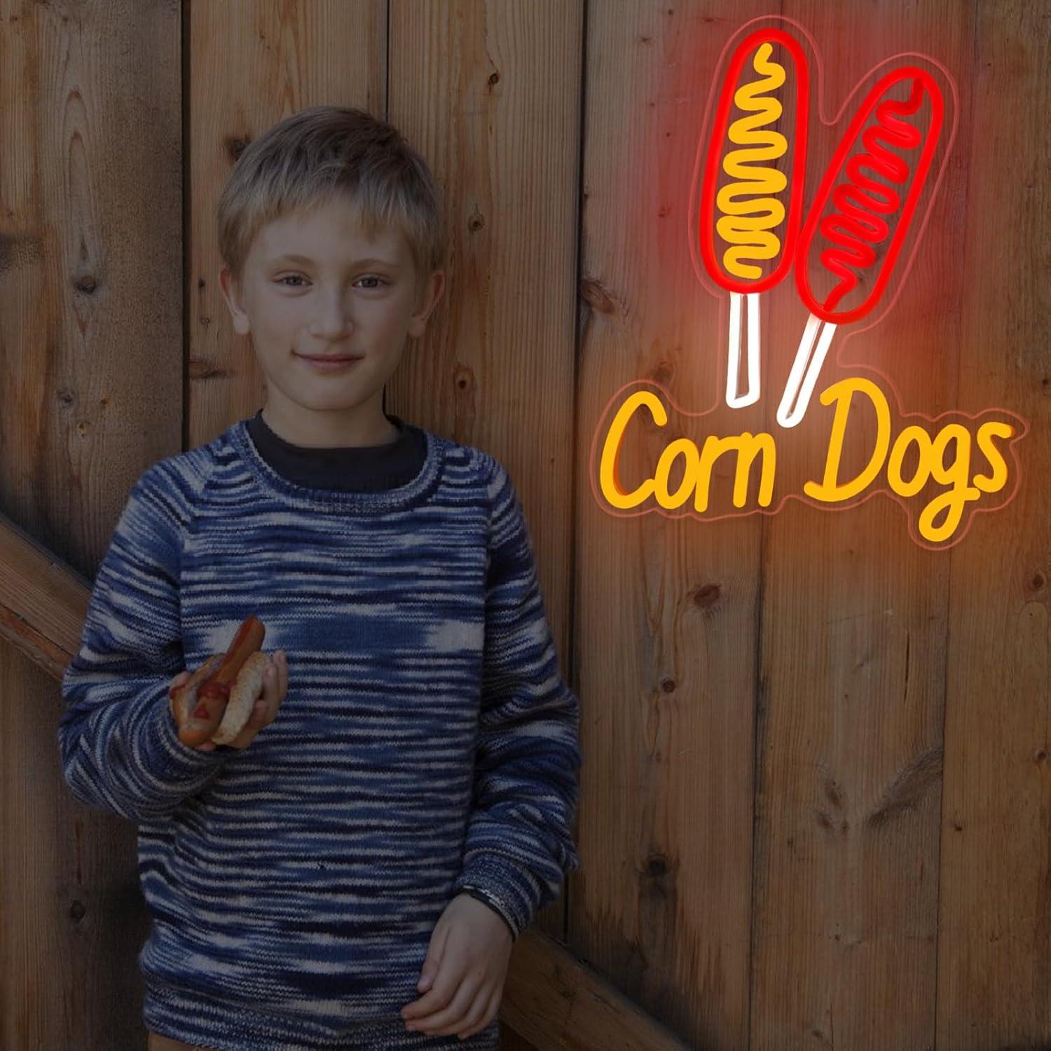 Corn Dog Neon Sign Snack USB D - Neon Sign Party recension och pris